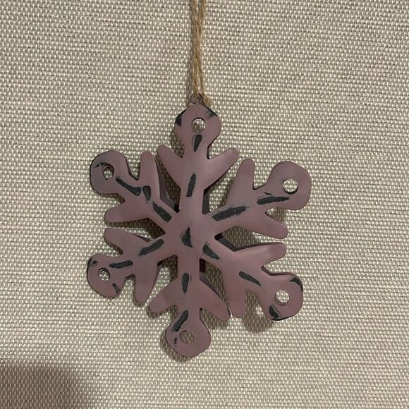 Other - Purple Metal Snowflake Ornament